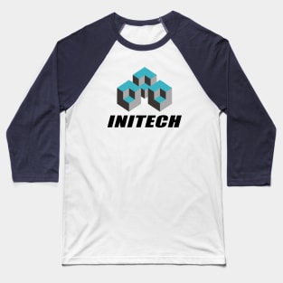 Initech Logo Office Space Baseball T-Shirt